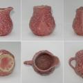 Ancien pot a creme rose pot a lait en barbotine de onnaing 1