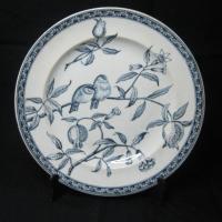 Ancienne assiette oiseaux 1