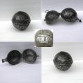 Ancienne boule a riz metal etame 1