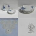 Assiette a dessert en faience de nord hamage moulin des loups modele 1072 suzette x6 a