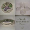 Assiette barbotine kg st clement france 1