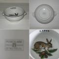 Bol a oreilles porcelaine d auteuil lapin 1