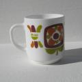 Tasse publicitaire vintage mug Mobil seventies 70's