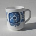 Tasse publicitaire vintage mug Mobil seventies 70's