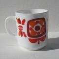 Tasse publicitaire vintage mug Mobil seventies 70's