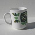 Tasse publicitaire vintage mug Mobil seventies 70's