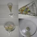 Verre bulle biot ligne arlequin 1